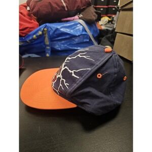 Vintage Chicago Bears Hat Cap Snap Back One Size Blue Orange NFL Football Kids